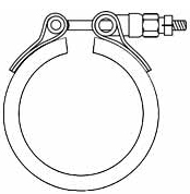 JV 7M 1CV Clamp with 1 segment without band